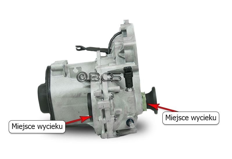 Wiciek ze skrzyni biegów z półosi
