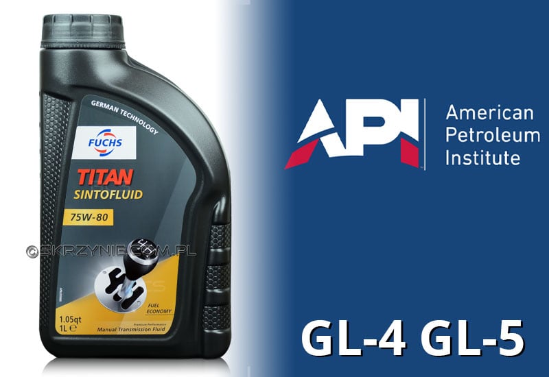 Olej FUCHS SINTOFLUID 75W80 API GL-4 i GL-5