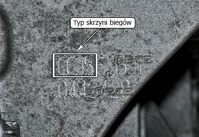 Symbol skrzyni biegów C635 4