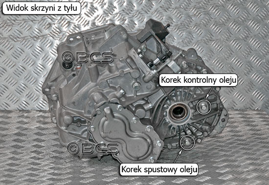 Skrzynia biegów D33 korki olejowe 1