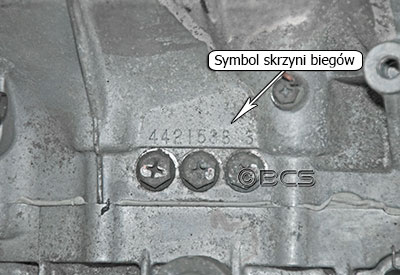 Symbol skrzyni biegów f12 4