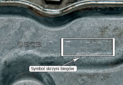 Symbol skrzyni biegów f13 4