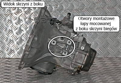 Łapy mocujące w skrzyniach biegów F15 1