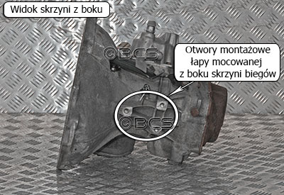 Łapy mocujące w skrzyniach biegów F15 3