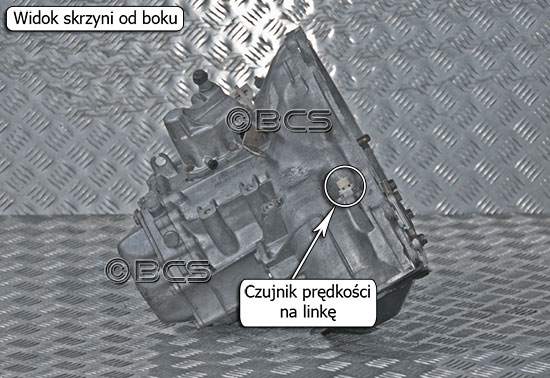 Skrzynia biegów F16 odczyt prędkości 2