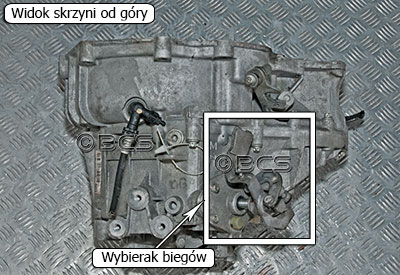 Wybierak biegów w skrzyni F23 1