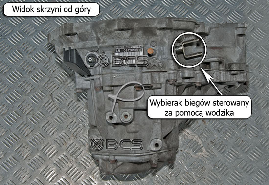 Skrzynia biegów F35 wybierak biegów 3