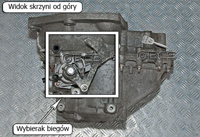 Wybierak biegów w skrzyni F40 1