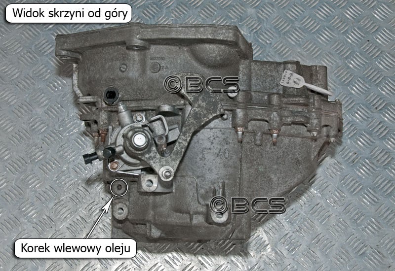 Skrzynie biegów Opel typ F40 informacje