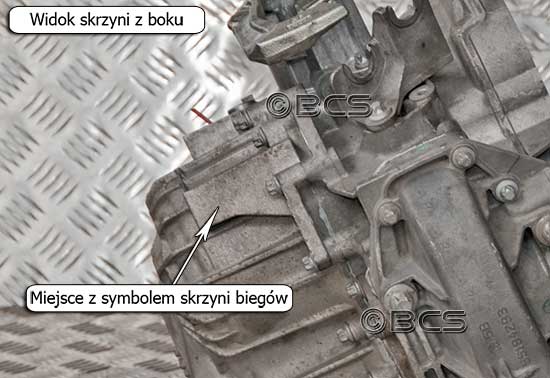 Symbol skrzyni biegów M20 3