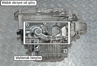 Wybierak biegów w skrzyni M20 1