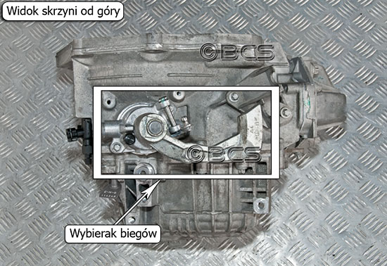 Skrzynia biegów M20 wybierak biegów 1