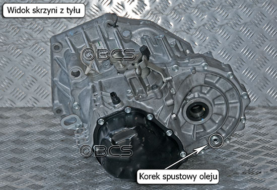 Skrzynia biegów MF70C korki olejowe 2