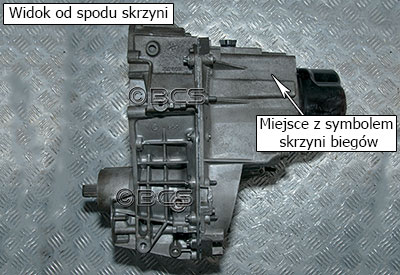 Symbol skrzyni biegów JR5 15