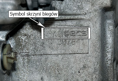 Symbol skrzyni biegów PK1 4