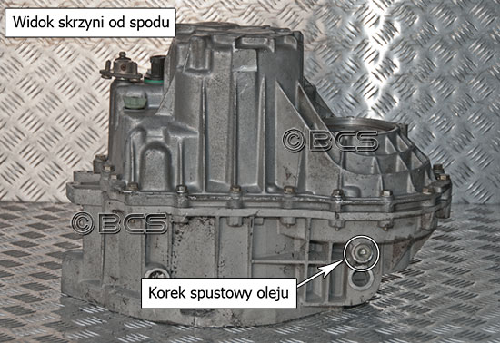 Skrzynia biegów PK1 korki olejowe 2