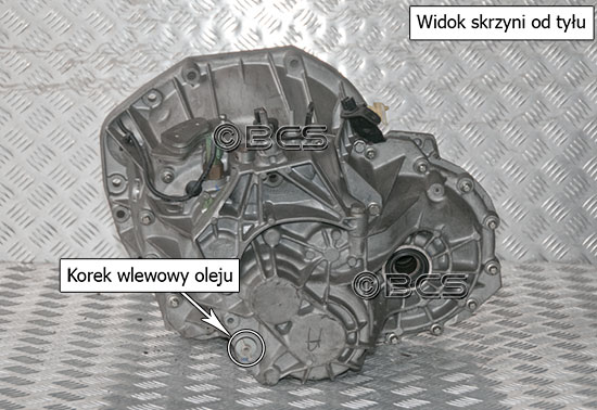 Skrzynia biegów PK4 korki olejowe 1