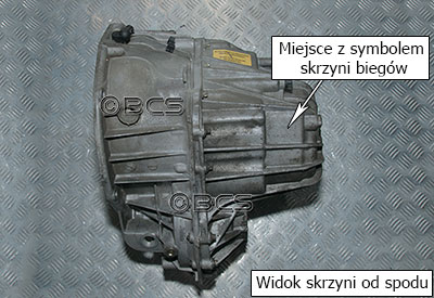 Symbol skrzyni biegów PK5 7