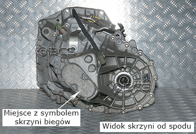 Symbol skrzyni biegów TL4 3