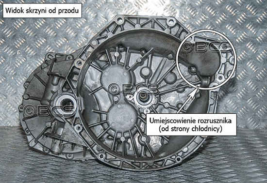 Skrzynia biegów PK5 rozrusznik 1