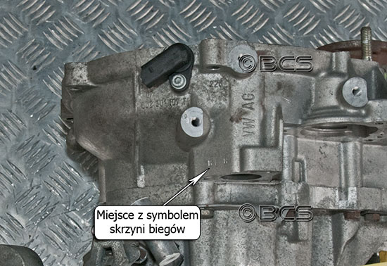 Skrzynia biegów symbol skrzyni 002 - 3
