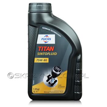 FUCHS TITAN SINTOFLUID 75W80 - olej przekładniowy API GL-4 - 1 litr