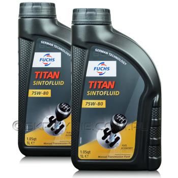 FUCHS TITAN SINTOFLUID 75W80 - olej przekładniowy API GL-4 - 2 litry ZESTAW - TANIEJ