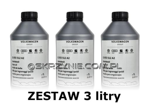 VW G 055 512 A2 - 3 litry zestaw