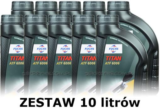 FUCHS TITAN ATF 6006 olej do automatycznych skrzyń biegów - 10 litrów ZESTAW - TANIEJ