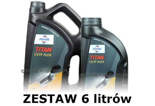 FUCHS TITAN CVTF FLEX - olej do skrzyń bezstopniowych - 6 litrów zestaw