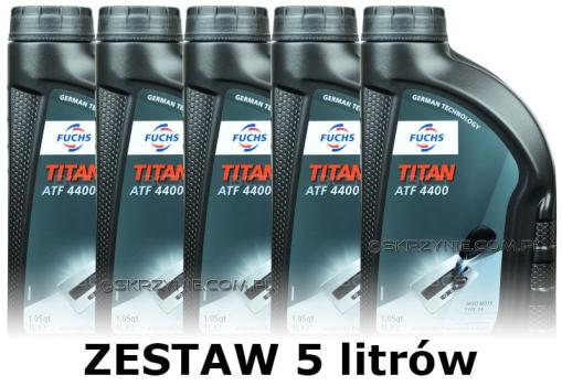 FUCHS TITAN ATF 4400 - olej do automatycznych skrzyń biegów - 5 litrów zestaw