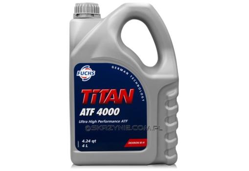 FUCHS TITAN ATF 4000 - olej do automatycznych skrzyń biegów - 4 litry