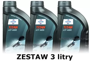 FUCHS TITAN ATF 4400 - olej do automatycznych skrzyń biegów - 3 litry zestaw