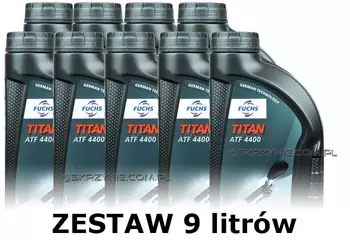 FUCHS TITAN ATF 4400 - olej do automatycznych skrzyń biegów - 9 litrów zestaw