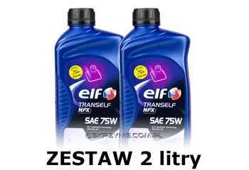 olej przekładniowy elf tranself nfx 75w - 2 litry zestaw