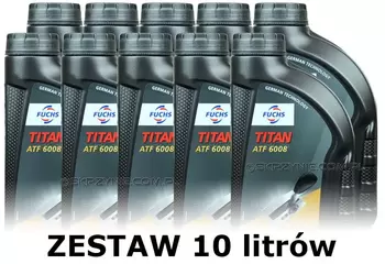 FUCHS TITAN ATF 6008 - olej do automatycznych skrzyń biegów - 10 litrów zestaw