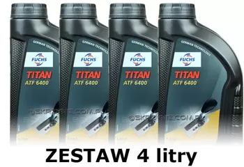 FUCHS TITAN ATF 6400 - olej do automatycznych skrzyń biegów - 4 litry zestaw