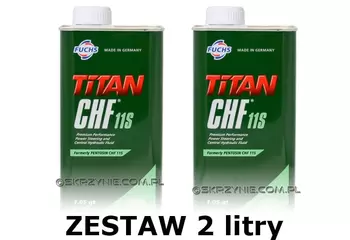 FUCHS TITAN - PENTOSIN CHF 11S - olej / płyn do wspomagania - 2 litry zestaw