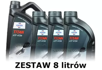 FUCHS TITAN ATF 4134 - olej do automatycznych skrzyń biegów - 8 litrów zestaw