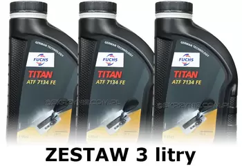 FUCHS TITAN ATF 7134 FE - olej do automatycznych skrzyń biegów - 3 litry zestaw