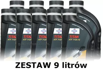 FUCHS TITAN ATF 7134 FE - olej do automatycznych skrzyń biegów - 9 litrów zestaw