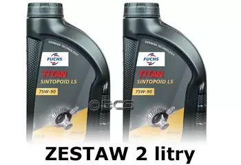 FUCHS TITAN SINTOPOID LS 75W90 - olej przekładniowy - 2 litry zestaw